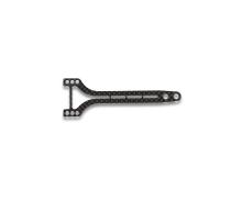 TRF421X Carbon Upper Deck Rear 2-Piece 2 mm