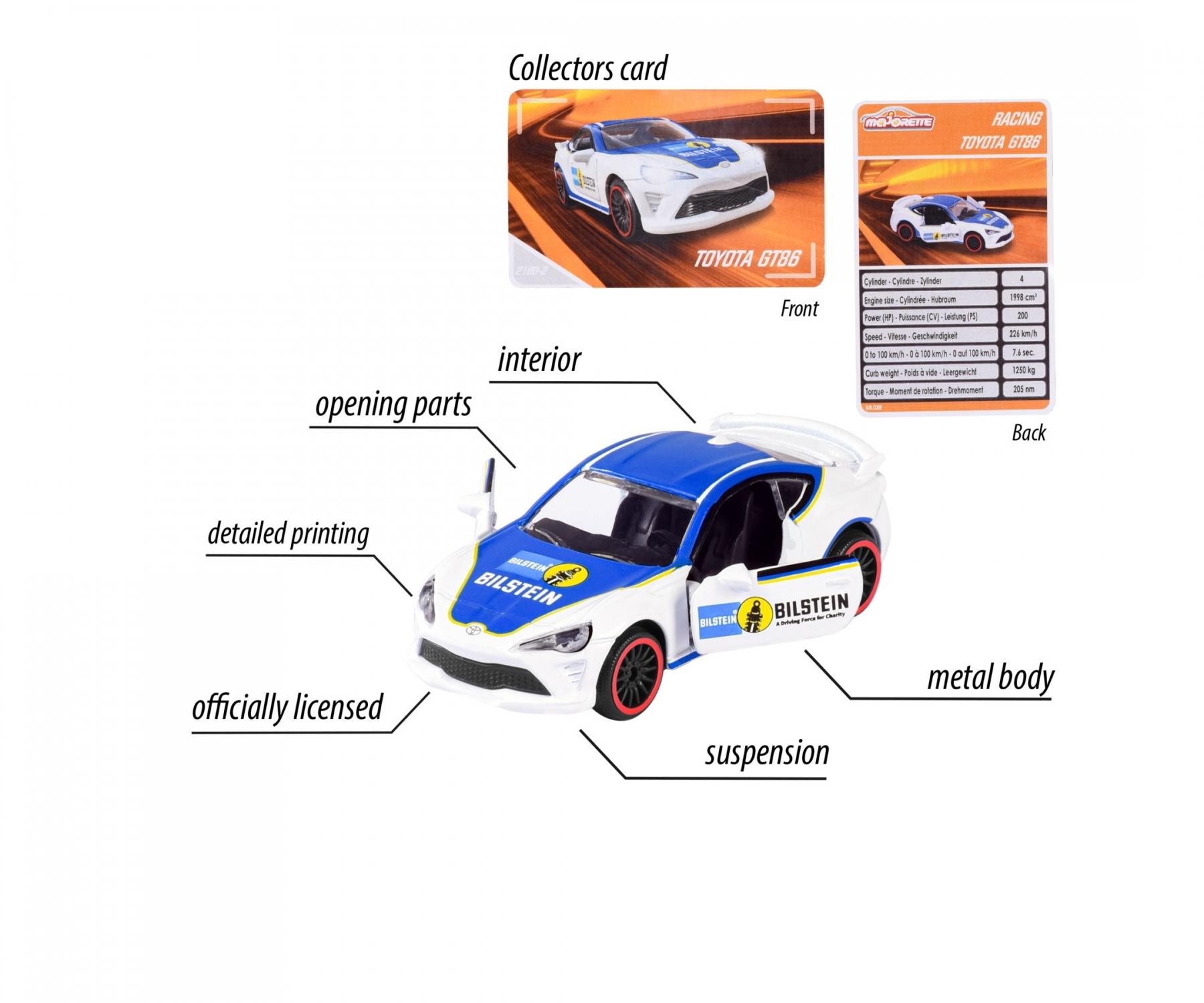 Buy Racing Toyota GT86 Bilstein online | Majorette