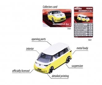 Premium Cars VW ID Buzz, yellow/white