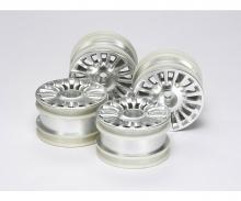 M-Chassis Wheel-Set Fiat 500, RC wheels, silver