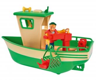 Sam Charlies Fishing Boat and Figurine