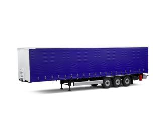 1:24 Tarpolin trailer blue 1:24 Tarpolin trailer blue