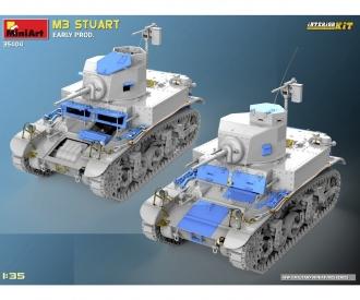 1:35 M3 Stuart frühe Produktion Interior Kit