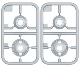1:35 Jeu de roues ZIS-5 (7) 2 essieux