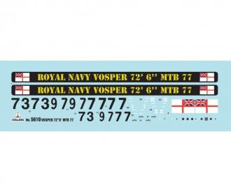 Vosper 72''6' MTB 77 Model Kit 1:35 Scale