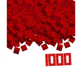 Blox 1000 briques rouges 4 plots en vrac
