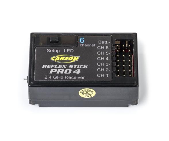 Empfänger 6K Reflex Stick Pro 4 WP – 6 Kanal, 2.4GHz, Wasserdicht