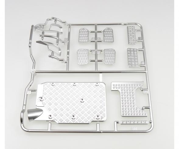 Scania S770 Steps, model parts set, silver sprue