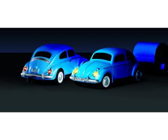 1:87 VW Beetle avec remorque 2.4G 100% RTR