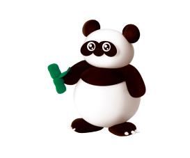 Art&Fun Air dry clay Panda