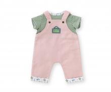 Corolle 12" T-shirt +overall - WEIP