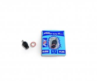 Glow Plug Rossi R2, engine part, hot insert