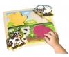 Eichhorn Feel-Puzzle with Fabric, 5 pcs.