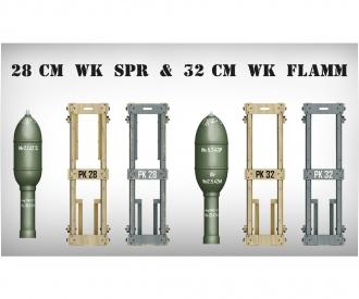 1:35 Ger. Rockets 28cm WK/32cm WK