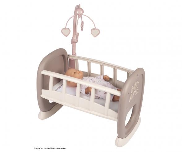 Smoby Baby Nurse Puppenwiege mit Mobile