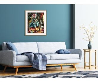 Der Drache 40 x 50 cm – Malen nach Zahlen