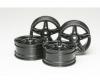 1:10 Twin 5-Sp. Wheels, RC wheel set, 26 mm +4