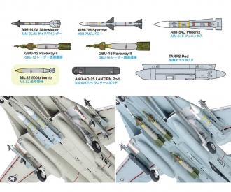 1:48 F-14A Late Carrier Launch Set, aircraft kit