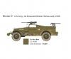 Italeri M3A1 Scout Car Model Kit 1:72 Scale