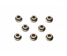 4 mm Serrated Wheel Nuts, model accessory, steel