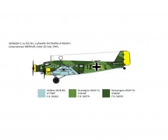 Italeri 1:72 Ju-52/3m Aircraft Model Kit