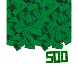 Blox 500 briques vertes 8 plots en vrac