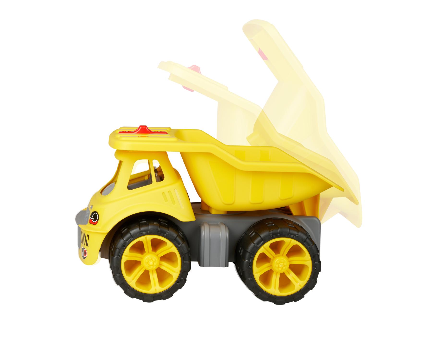 Smoby Mini camion benne Big Power Worker Jaune pas cher Smoby Mini camion benne Big Power Worker Jaune pas cher
