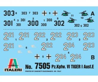 Pz.Kpfw.VI Tiger I Ausf. E Model Kit 1:72