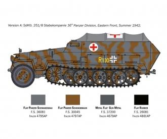Sd.Kfz. 251/8 Ambulance Model Kit 1:72 Scale