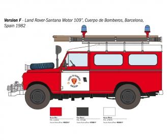 Italeri Land Rover Fire Truck Model Kit 1:24