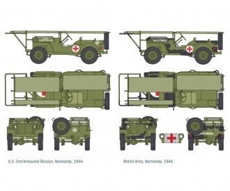 Italeri 1:35 1/4 Ton 4x4 US Ambulance Vehicle