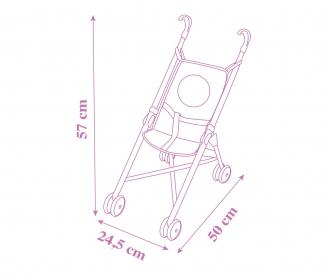 Smoby Disney Princess foldable Pushchair