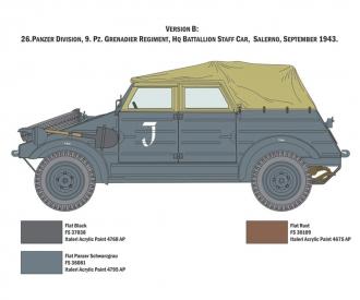KDF. 1 Typ 82 Kübelwagen model kit 1:9 scale