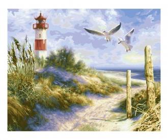 Dune Landscape 40 x 50 cm - Painting by Numbers