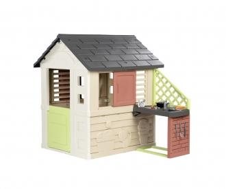 Smoby Life Nature Playhouse + Kitchen