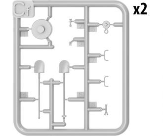 1:35 Deutsche 7,5cm PaK 40 mit Crew (4) Sp.Pr.