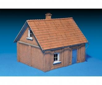 1:72 Dorfhaus eingefärbt