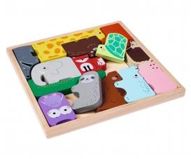Animalset in Wooden Box