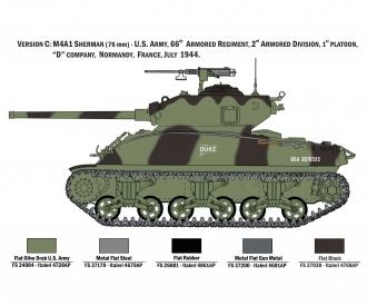 Italeri M4A1 Sherman with U.S. Infantry Kit