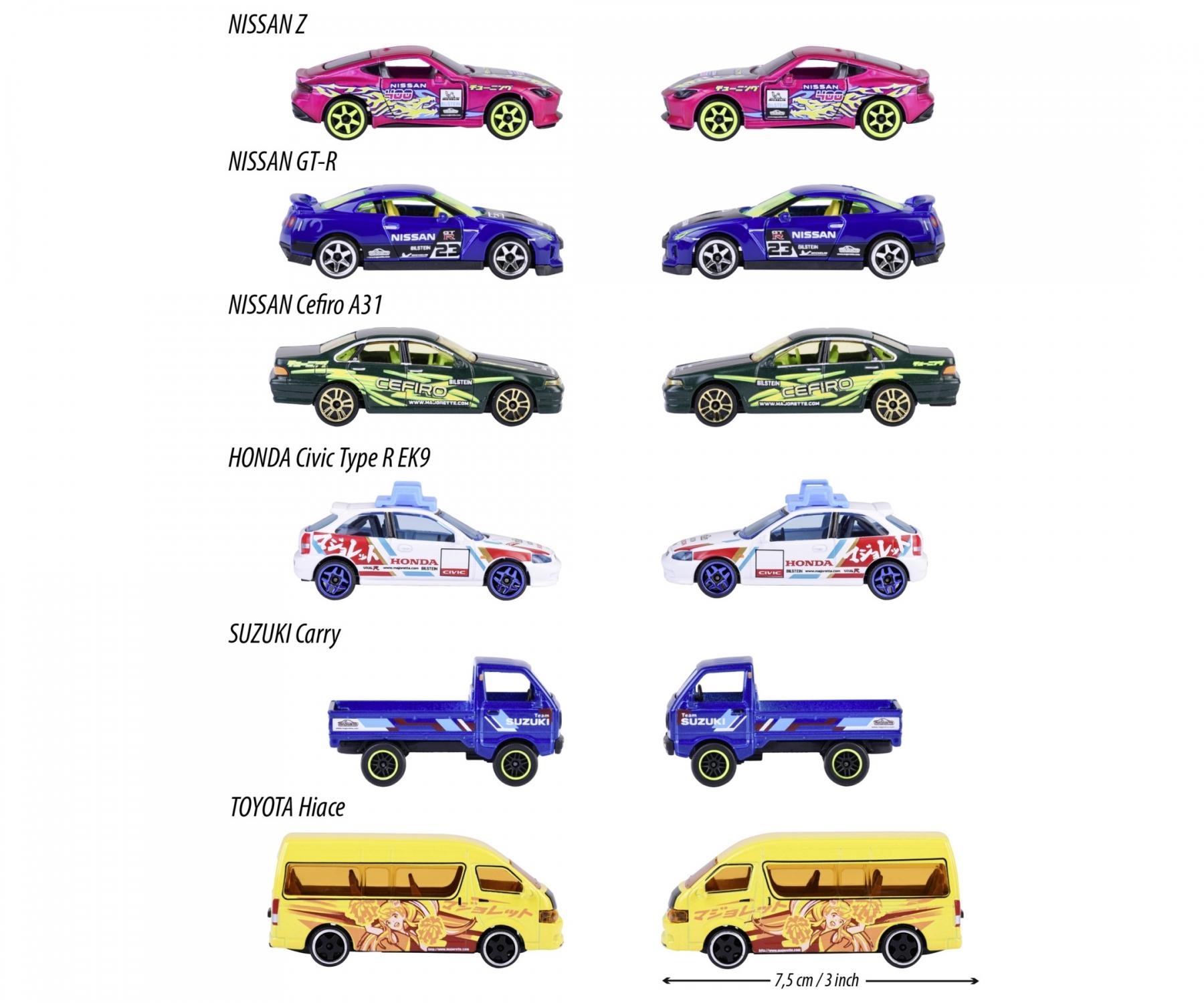 Buy Japan Series Deluxe Cars, 6-asst. online | Majorette