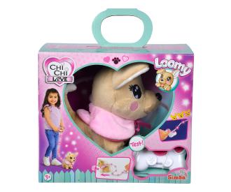 ChiChi LOVE Loomy – Chien en peluche interactif 20 cm