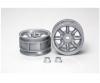 M-Chassis 8-Spoke Wheels, RC wheel set, silver