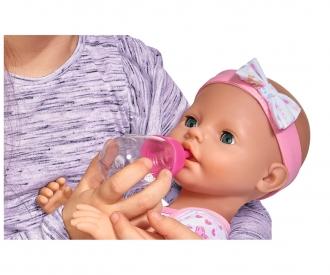 New Born Baby Poupée 43 cm avec Accessoires Roses