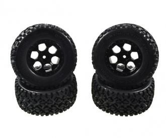 Desert W.4x Tyre Wheel Set, RC wheels