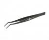 Angled Tweezers, model tool, stainless steel