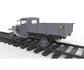 1:35 1,5to Schienen-LKW AA Type mit Schiene
