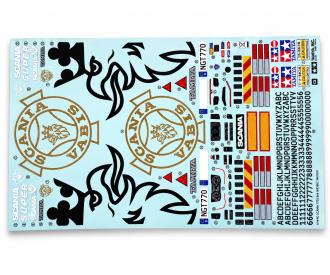 Scania 770 S 6x4 Sticker-Set, Modell-Dekore