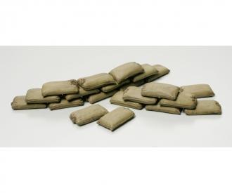 1:48 Brick Wall & Sandbag Diorama Set, model kit