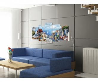 Mykonos Polyptych - Painting by Numbers