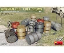 1:35 WW2 Ger. 200L Fuel Drum Set (12)